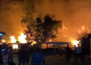 Kebakaran Asrama SPN Polda Sumbar, 10 Petak Bangunan Ludes Terbakar