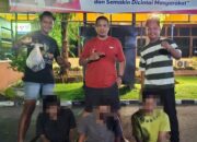 Tiga Pria di Padang Diciduk Usai Curi Tiang Besi Penyangga Jaringan Listrik