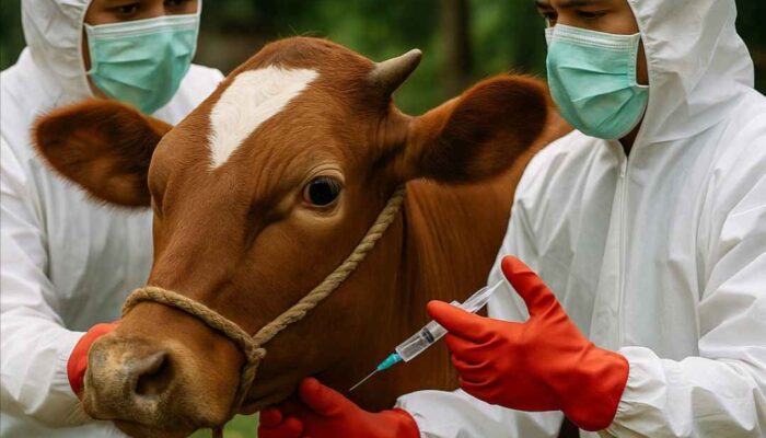 1.200 Dosis Vaksin PMK Sudah Disalurkan, Fokus pada Sapi Betina