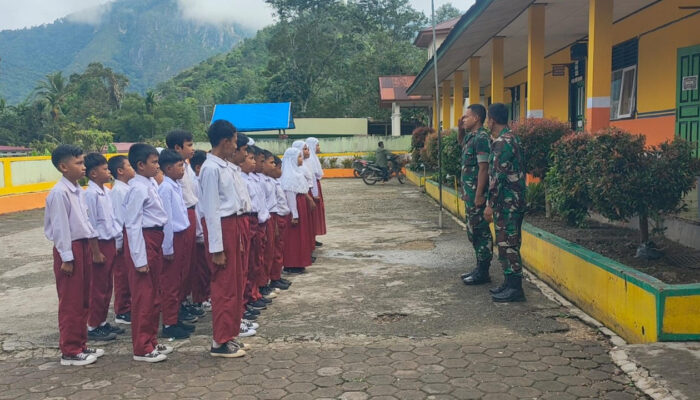 Pupuk Rasa Nasionalisme, TMMD Sambangi SDN 01 Harau