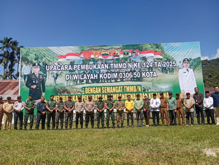 Program TNI Manunggal Membangun Desa (TMMD) resmi dibuka pada Selasa (6/5) pagi. IST