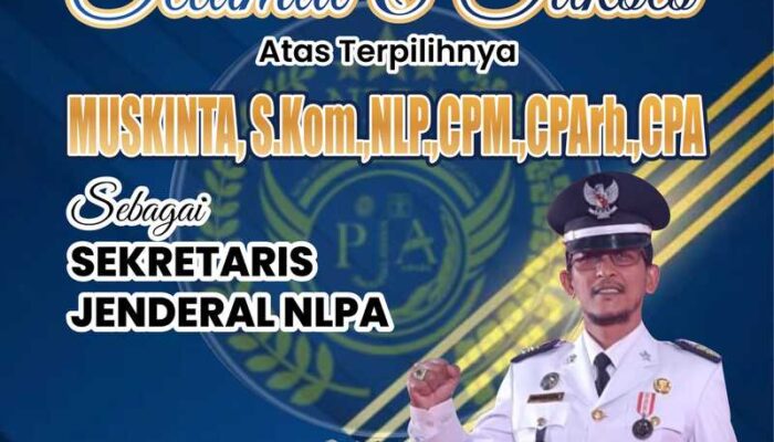 Dilantik Jadi Sekjen NLPA Indonesia, Muskinta Fokus Kembangkan Non-Litigasi dan Ekonomi Desa