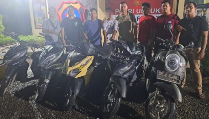 Tim Opsnal Polsek Lembah Melintang Ringkus Resedivis Curanmor, Lima Unit Sepeda Motor Diamankan