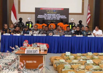 TNI AL Gagalkan Penyelundupan 1,9 Ton Narkoba