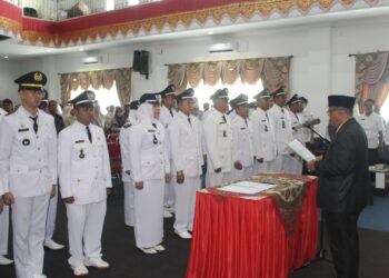 Sebanyak 30 penjabat wali nagari se-Pasaman Barat dilantik. IST