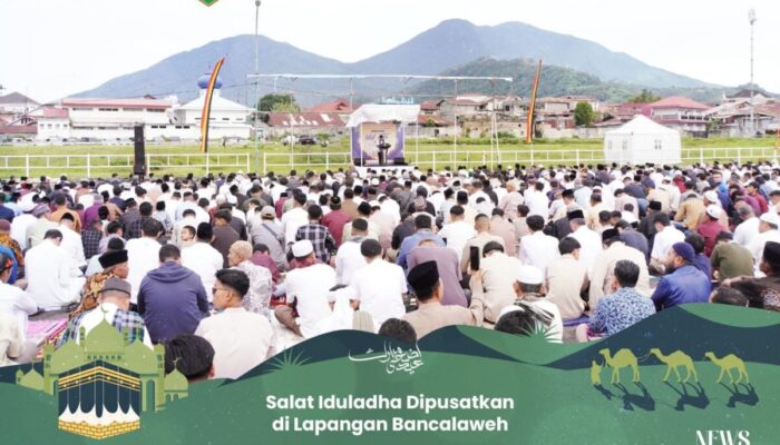 Salat Iduladha Dipusatkan di Lapangan Bancalaweh Padang Panjang
