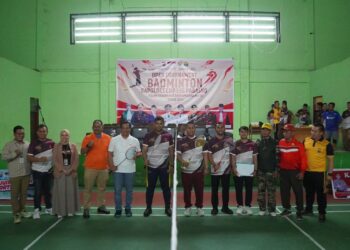 164 Pebulu Tangkis Ramaikan Kapolres Cup I se-Pabasko