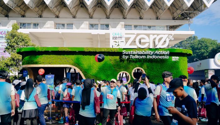 Peduli Lingkungan, Telkom Hitung dan Kompensasi Jejak Karbon Digiland 2025 