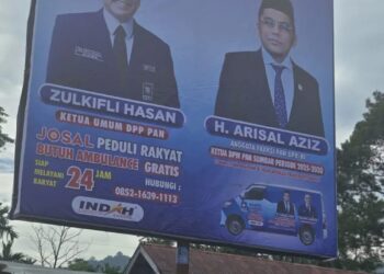 Polemik Baliho PAN Sumbar, H. Arisal Aziz Tegaskan Ikuti Arahan Ketum Zulhas