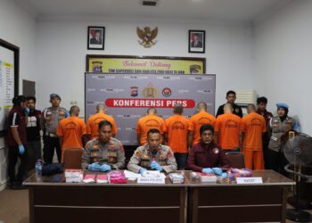 Ungkap Peredaran Narkoba, Polres Sijunjung Tangkap Tujuh Pelaku, Satu di Antaranya Residivis