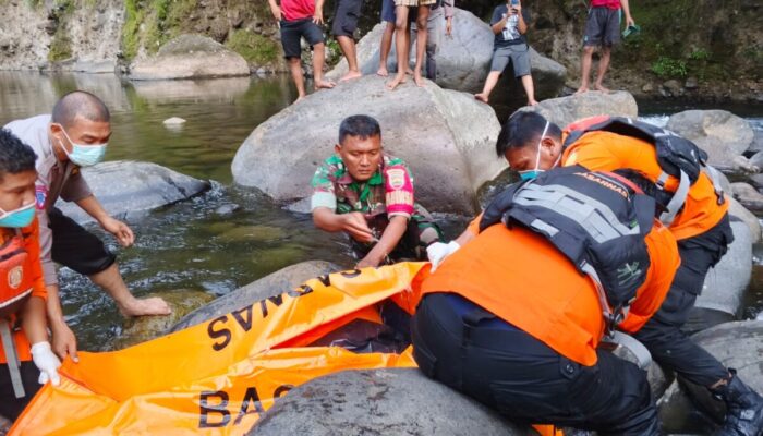 Mayat Tanpa Identitas Ditemukan Mengapung di Sungai Lubuk Minturun