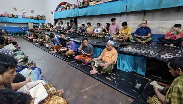 WBP Rutan Batusangkar Rutin Gelar Wirid Yasin Setiap Kamis Malam