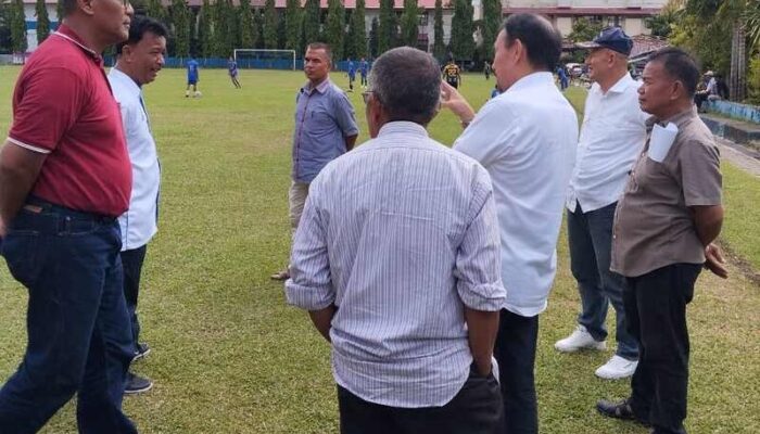 Rapat Koordinasi Perdana Klub PSTS, Desri Ayunda dan Pengurus Lakukan Graund Check Sekretariat