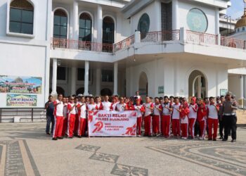 Menyambut HUT Bhayangkara ke-79, Polres Sijunjung Gelar Bakti Religi