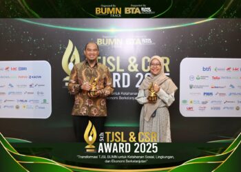 PTBA Raih Gold di TJSL & CSR Award 2025