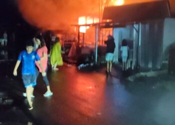 Kebakaran Ruko di Padang, Kerugian Ditaksir Rp500 Juta