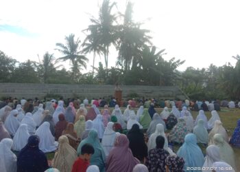 Masyarakat Nagari Batu Balang Gelar Salat Istisqa Minta Turun Hujan