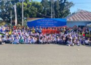 Peringati HUT ke-37 Yasarini, Ratusan Siswa Ikuti Senam Massal di Lanud Sutan Sjahrir