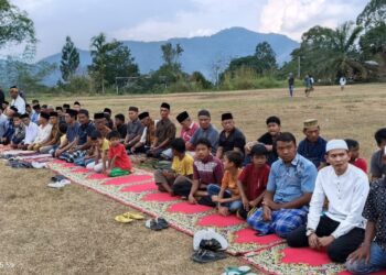 Hujan Turun Usai Warga Laksanakan Salat Istisqa di Nagari Batuhampar