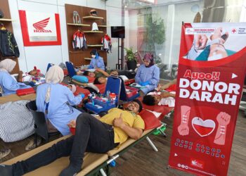 HUT ke-55, Honda Hayati Gelar Aksi Sosial dan Donor Darah