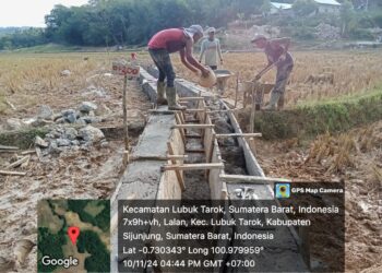 Athari Gauthi Ardhi Salurkan Aspirasi untuk Tujuh Irigasi di Sijunjung