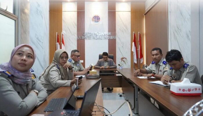 Dukung Percepatan Program Strategis Nasional, Kantah Padang Pariaman Gelar Rapat Monev Kinerja