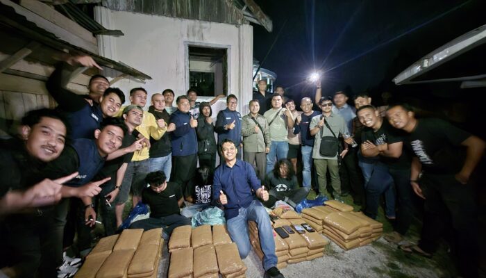 BNNP Sumbar Gagalkan Pengiriman 100 Kg Ganja di Bukittinggi, Empat Kurir Ditangkap
