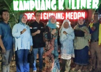 Wabup Dharmasraya Kunjungi Kampung Kuliner Gunung Medan