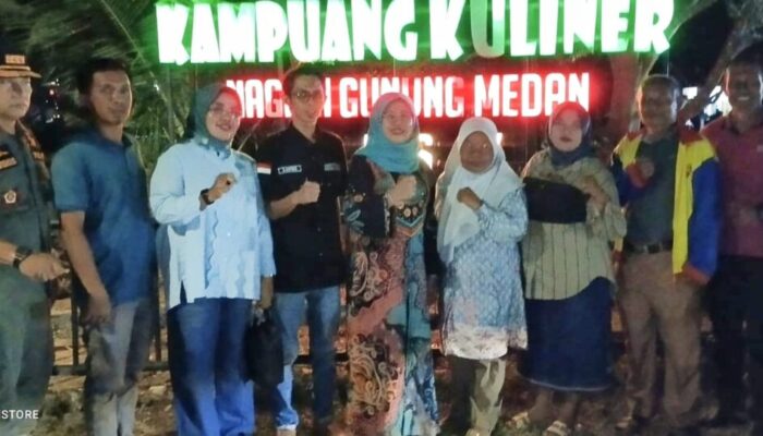 Wabup Dharmasraya Kunjungi Kampung Kuliner Gunung Medan