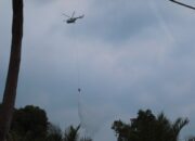BNPB Lakukan Operasi Udara Guna Padamkan Karhutla di Rokan Hulu
