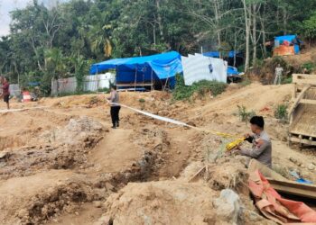 Polres Solsel Kembali Gedor Aktivitas Tambang Emas Ilegal di Sungai Panuah