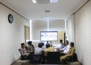 Polda dan Pemprov Sumbar Ikuti Vicon Karhutla Bersama Menhut dan BNPB, Satgas Karhutla Telah Dibentuk