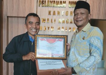Batu Balang Raih Penghargaan Koperasi Merah Putih Tercepat dalam Proses Pembentukan Tingkat Kabupaten Lima Puluh Kota Tahun 2025