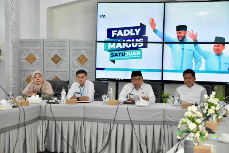 Pemko Padang menggelar kegiatan Capacity Building Tim Pengendalian Inflasi Daerah (TPID) Kota Padang di Gedung Putih Kediaman Resmi Wali Kota Padang, Rabu (23/7).IST