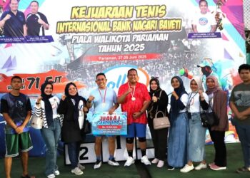 Wali Kota Yota Balad Juara 1 Tenis Ganda Putra