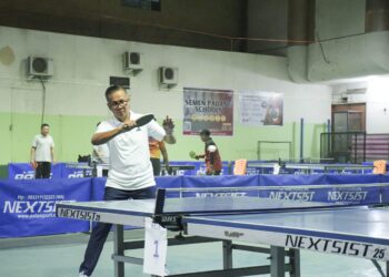 Dirut SIG Resmikan Turnamen Tenis Meja Semen Padang: Bangun Kebersamaan Lewat Olahraga