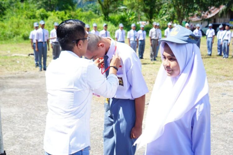 Suasana pembukaan Diklat Calon Paskibraka Kabupaten Dharmasraya. IST