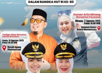 Sambut HUT RI, Pemkab Dharmasraya Siapkan Konsep Meriah namun Efisien