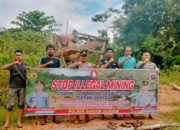 Satgas Anti Ilegal Mining Tertibkan Tambang Emas Ilegal di Sungai Momo, Solsel