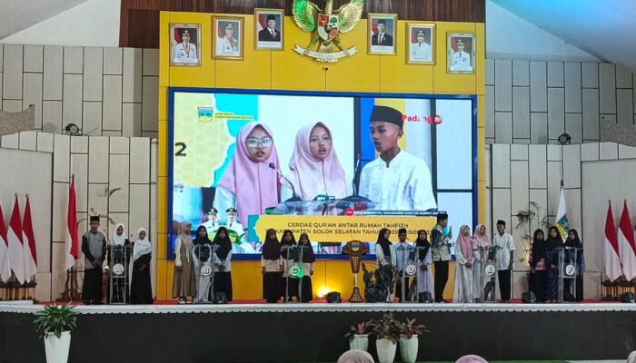 ‎Hafidz Cilik Solok Selatan Berlomba Adu Hafalan dan Pemahaman Qur’an‎