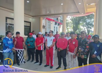 Peringati HUT RI, Kankemenag Solsel Gelar Jalan Sehat Kerukunan