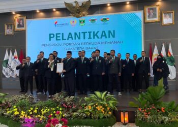 Pengurus Provinsi PORDASI Berkuda Memanah Sumatra Barat Masa Bakti 2025-2029 Resmi Dilantik