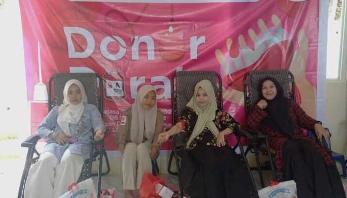Karyawan XLSMART di Medan Berkolaborasi Gelar Donor Darah Kumpulkan 80 Kantong