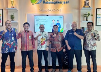 Disnakertrans Sumbar dan BPJS Ketenagakerjaan Padang Bersinergi Tingkatkan Coverage Jaminan Sosial