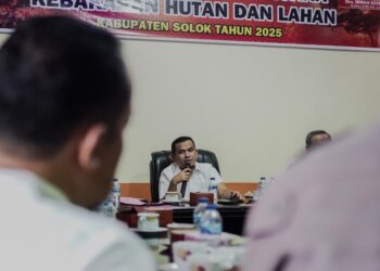 Kabupaten Solok Turunkan Status Tanggap Darurat Karhutla