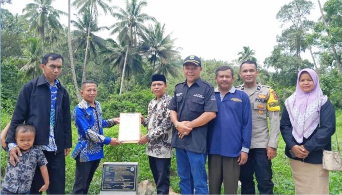 Akses ke Masjid Syekh Ungku Haji Limo Koto Kini Lebih Baik, Jalan Rabat Beton Diresmikan di Gunuang Padang Alai