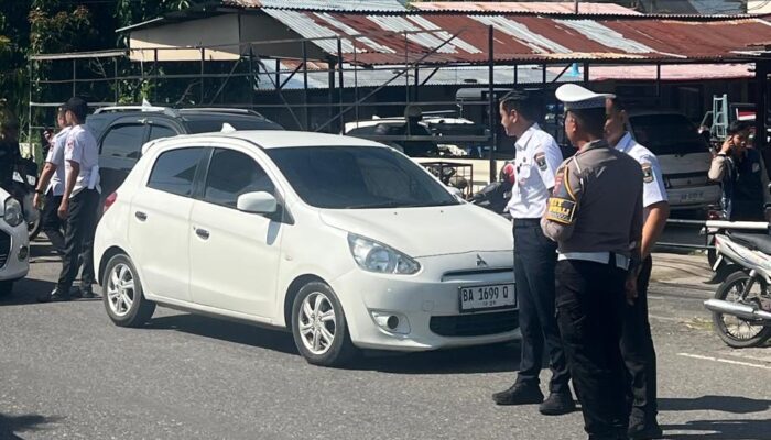 UPTD Samsat Padang Gelar Razia Tertib Pajak, Sosialisasikan Program Pemutihan