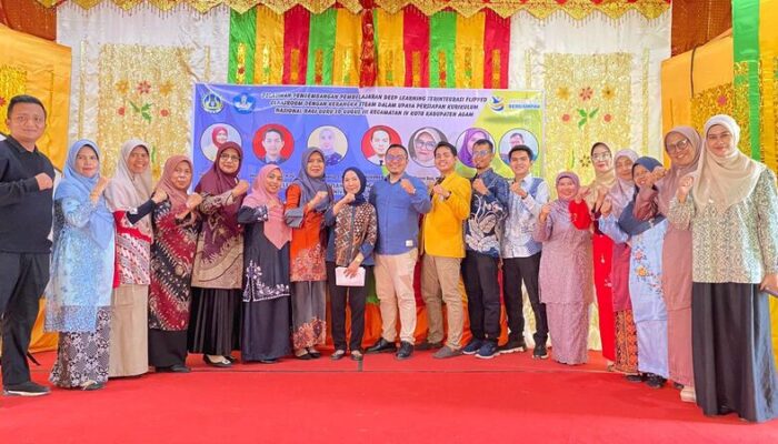 90 Guru SD di Agam Ikuti Pelatihan Pembelajaran Deep Learning Terintegrasi Flipped Classroom