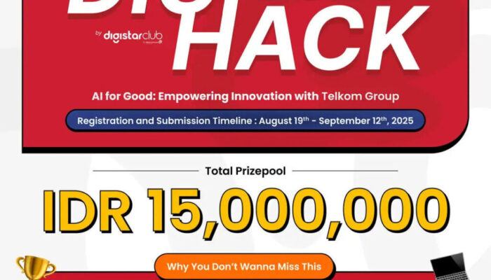Telkom Hadirkan DigiHack 2025 sebagai Ruang Inovasi AI Talenta Digital