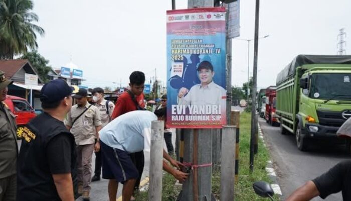 Spanduk Liar Cemari Wajah Kota Padang, Pemko Turun Tangan: “Estetika Harus Dijaga!”